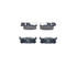 ATE Brake Products 605732 Disc Brake Pad Set ATE Original Semi-Metallic Rear Disc Brake Pad Set 605732 for Mazda