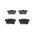 605711 by ATE BRAKE PRODUCTS - ATE Semi-Metallic Rear Disc Brake Pad Set 605711 for Acura, Honda, Isuzu
