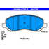 605760 by ATE BRAKE PRODUCTS - ATE Semi-Metallic Front Disc Brake Pad Set 605760 for Chrysler, Mitsubishi