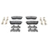 ATE Brake Products 605771 Disc Brake Pad Set ATE Original Semi-Metallic Rear Disc Brake Pad Set 605771 for Hyundai, Kia