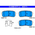 ATE Brake Products 605771 Disc Brake Pad Set ATE Original Semi-Metallic Rear Disc Brake Pad Set 605771 for Hyundai, Kia