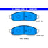 ATE Brake Products 605783 Disc Brake Pad Set ATE Original Semi-Metallic Front Disc Brake Pad Set 605783 for Nissan