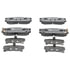 ATE Brake Products 605788 Disc Brake Pad Set ATE Semi-Metallic Rear Disc Brake Pad Set 605788 for GM, Suzuki