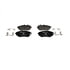 605797 by ATE BRAKE PRODUCTS - ATE Original Semi-Metallic Front Disc Brake Pad Set 605797 for Subaru