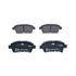605810 by ATE BRAKE PRODUCTS - ATE Original Semi-Metallic Front Disc Brake Pad Set 605810 for Scion, Toyota