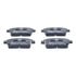 605810 by ATE BRAKE PRODUCTS - ATE Original Semi-Metallic Front Disc Brake Pad Set 605810 for Scion, Toyota