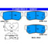605833 by ATE BRAKE PRODUCTS - ATE Original Semi-Metallic Rear Disc Brake Pad Set 605833 for Hyundai, Kia