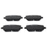 605846 by ATE BRAKE PRODUCTS - ATE Original Semi-Metallic Front Disc Brake Pad Set 605846 for Toyota