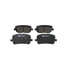 605846 by ATE BRAKE PRODUCTS - ATE Original Semi-Metallic Front Disc Brake Pad Set 605846 for Toyota