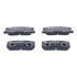 605855 by ATE BRAKE PRODUCTS - ATE Semi-Metallic Rear Disc Brake Pad Set 605855 for Chrysler, Mitsubishi