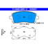 ATE Brake Products 605851 Disc Brake Pad Set ATE Original Semi-Metallic Front Disc Brake Pad Set 605851 for Subaru