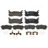 605865 by ATE BRAKE PRODUCTS - ATE Original Semi-Metallic Rear Disc Brake Pad Set 605865 for Mazda