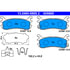 605865 by ATE BRAKE PRODUCTS - ATE Original Semi-Metallic Rear Disc Brake Pad Set 605865 for Mazda