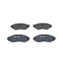 605859 by ATE BRAKE PRODUCTS - ATE Original Semi-Metallic Front Disc Brake Pad Set 605859 for Daewoo