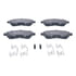 605895 by ATE BRAKE PRODUCTS - ATE Original Semi-Metallic Front Disc Brake Pad Set 605895 for Subaru