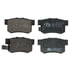 605929 by ATE BRAKE PRODUCTS - ATE Semi-Metallic Rear Disc Brake Pad Set 605929 for Acura, Honda, Suzuki