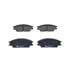 605936 by ATE BRAKE PRODUCTS - ATE Semi-Metallic Front Disc Brake Pad Set 605936 for Hyundai, Mitsubishi
