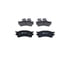 605954 by ATE BRAKE PRODUCTS - ATE Original Semi-Metallic Front Disc Brake Pad Set 605954 for Ford, Mazda