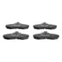 605993 by ATE BRAKE PRODUCTS - ATE Semi-Metallic Front Disc Brake Pad Set 605993 for Daewoo, Mitsubishi