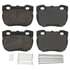 606922 by ATE BRAKE PRODUCTS - ATE Original Semi-Metallic Front Disc Brake Pad Set 606922 for Land Rover