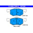 ATE Brake Products 607205 Disc Brake Pad Set ATE Semi-Metallic Front Disc Brake Pad Set 607205 for Ford, Mazda, Mercury