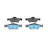 607234 by ATE BRAKE PRODUCTS - ATE Semi-Metallic Rear Disc Brake Pad Set 607234 for Ford, Mazda, Mercury