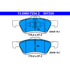 607234 by ATE BRAKE PRODUCTS - ATE Semi-Metallic Rear Disc Brake Pad Set 607234 for Ford, Mazda, Mercury