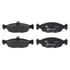 607241 by ATE BRAKE PRODUCTS - ATE Original Semi-Metallic Rear Disc Brake Pad Set 607241 for Jaguar
