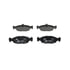 607241 by ATE BRAKE PRODUCTS - ATE Original Semi-Metallic Rear Disc Brake Pad Set 607241 for Jaguar