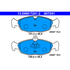 607241 by ATE BRAKE PRODUCTS - ATE Original Semi-Metallic Rear Disc Brake Pad Set 607241 for Jaguar