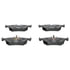 607246 by ATE BRAKE PRODUCTS - ATE Original Semi-Metallic Rear Disc Brake Pad Set 607246 for Jaguar
