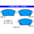607263 by ATE BRAKE PRODUCTS - ATE Semi-Metallic Rear Disc Brake Pad Set 607263 for Buick, Cadillac, Chevrolet