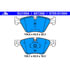 607268 by ATE BRAKE PRODUCTS - ATE Original Semi-Metallic Front Disc Brake Pad Set 607268 for BMW