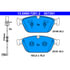 607281 by ATE BRAKE PRODUCTS - ATE Original Semi-Metallic Front Disc Brake Pad Set 607281 for Audi