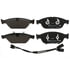 607280 by ATE BRAKE PRODUCTS - ATE Original Semi-Metallic Front Disc Brake Pad Set 607280 for Audi