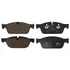 ATE Brake Products 607283 Disc Brake Pad Set ATE Original Semi-Metallic Rear Disc Brake Pad Set 607283 for Mercedes-Benz