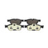 ATE Brake Products 607283 Disc Brake Pad Set ATE Original Semi-Metallic Rear Disc Brake Pad Set 607283 for Mercedes-Benz