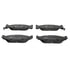 608009 by ATE BRAKE PRODUCTS - ATE Semi-Metallic Front Disc Brake Pad Set 608009 for Chrysler, Dodge, Plymouth