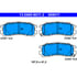 ATE Brake Products 608011 Disc Brake Pad Set ATE Semi-Metallic Rear Disc Brake Pad Set 608011 for GM
