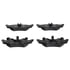 608010 by ATE BRAKE PRODUCTS - ATE Semi-Metallic Front Disc Brake Pad Set 608010 for Chrysler, Dodge, Plymouth