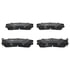 ATE Brake Products 608011 Disc Brake Pad Set ATE Semi-Metallic Rear Disc Brake Pad Set 608011 for GM