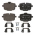 ATE Brake Products LD2716 Disc Brake Pad Set ATE Ceramic Rear Disc Brake Pad Set LD2716 for BMW