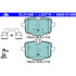 ATE Brake Products LD2716 Disc Brake Pad Set ATE Ceramic Rear Disc Brake Pad Set LD2716 for BMW