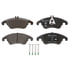LD2734 by ATE BRAKE PRODUCTS - ATE Ceramic Front Disc Brake Pad Set LD2734 for Mercedes-Benz