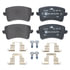 LD2747 by ATE BRAKE PRODUCTS - ATE Ceramic Rear Disc Brake Pad Set LD2747 for Audi