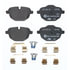 LD2760 by ATE BRAKE PRODUCTS - ATE Ceramic Rear Disc Brake Pad Set LD2760 for BMW