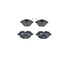 LD2760 by ATE BRAKE PRODUCTS - ATE Ceramic Rear Disc Brake Pad Set LD2760 for BMW