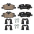 LD2797 by ATE BRAKE PRODUCTS - ATE Ceramic Rear Disc Brake Pad Set LD2797 for Mini