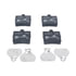 LD4064 by ATE BRAKE PRODUCTS - ATE Ceramic Rear Disc Brake Pad Set LD4064 for Chrysler, Mercedes-Benz