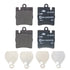 LD4065 by ATE BRAKE PRODUCTS - ATE Ceramic Rear Disc Brake Pad Set LD4065 for Mercedes-Benz